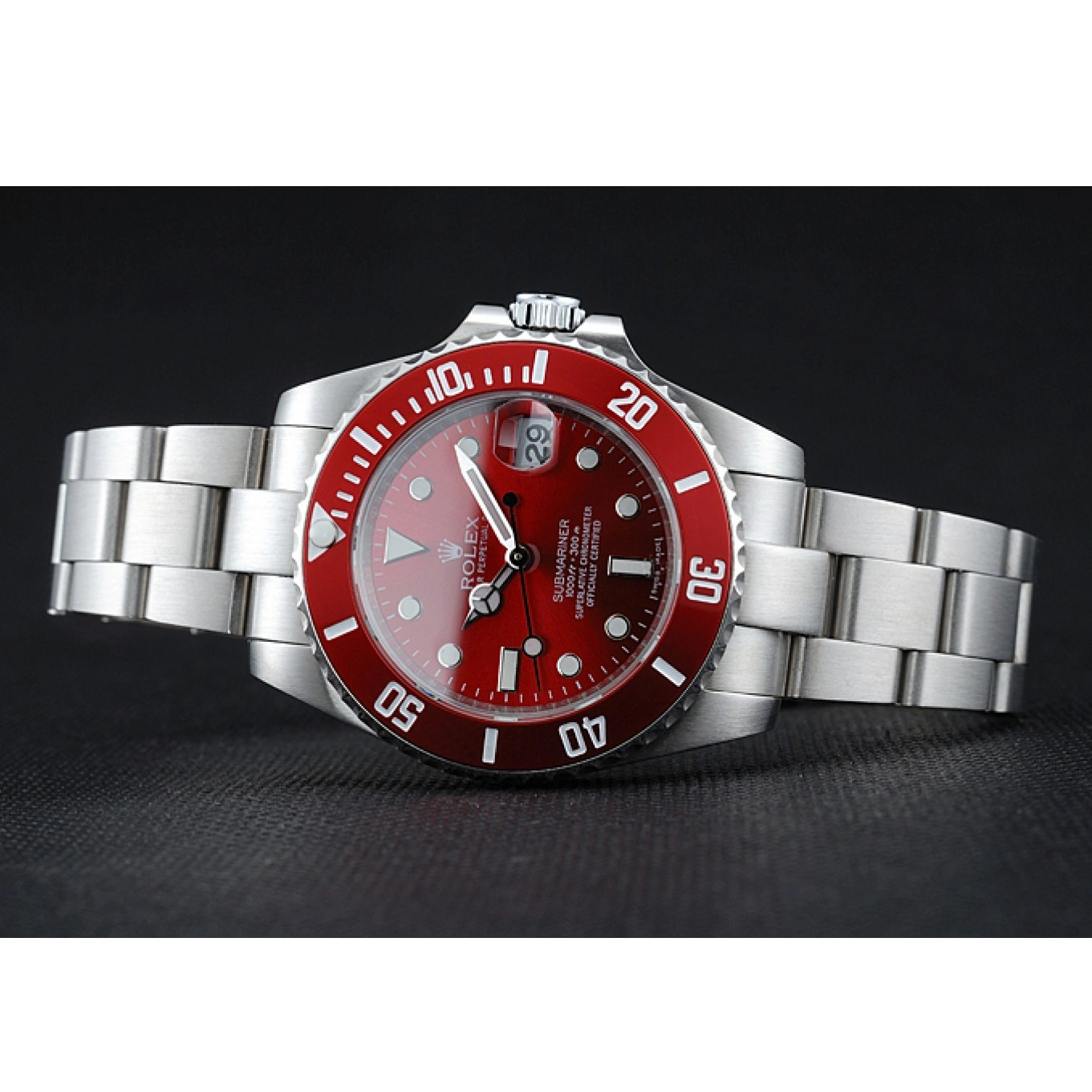 AAA replica watch Red Submariner Bracelet 1454154 Stainless Rolex Steel Dial 1029